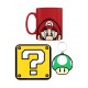 Super Mario, Zestaw prezentowy: kubek, podkładka, brelok do kluczy (nowy)