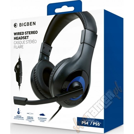 Headset słuchawki BigBen PS5 PS4 XONE XSX PC ANDROID (nowe)