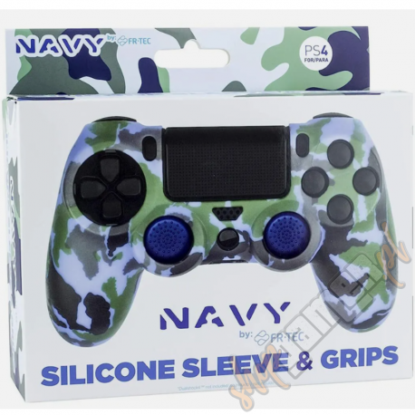 ETUI NA PADA PS4 NAVY + NAKŁADKI FR-TEC (NOWE)