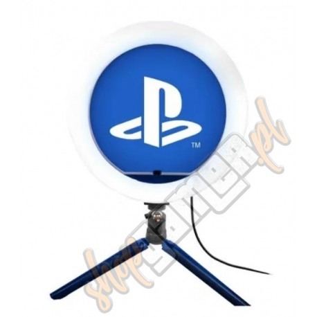 Lampka do streamingu Playstation z uchwytem na telefon (nowa)