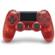 PAD do PS4 Dualshock 4 V2 Red Transparent (używany)