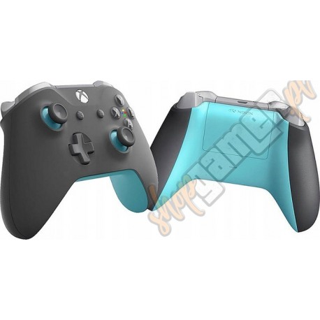 Gamepad Microsoft Xbox One S Wireless Controller GREY BLUE (używany)