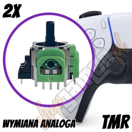 2x WYMIANA ANALOGA NA TMR W PADZIE XSX XBOX ONE PS5 PS4