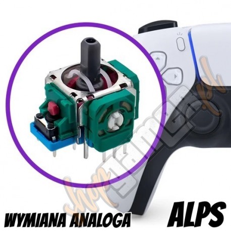 Wymiana analoga w padzie XSX XBOX ONE XBOX 360 PS5 PS4 PS3