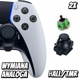 2x WYMIANA ANALOGA NA TMR LUB HALL EFFECT W PADZIE DUALSENSE EDGE XBOX ELITE